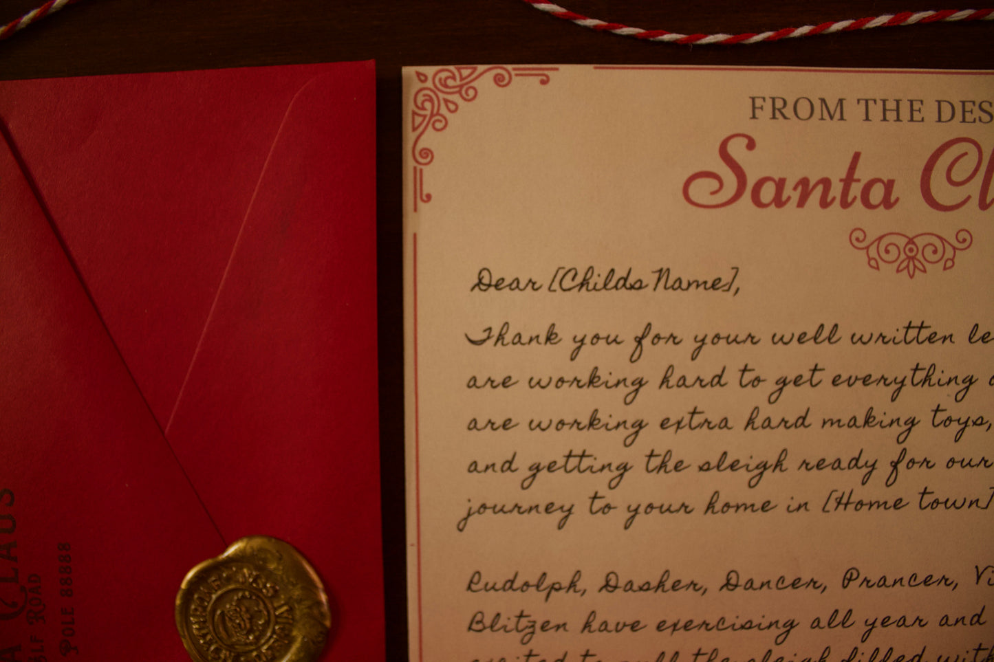 Santa Letter Set (Downloadable Option)
