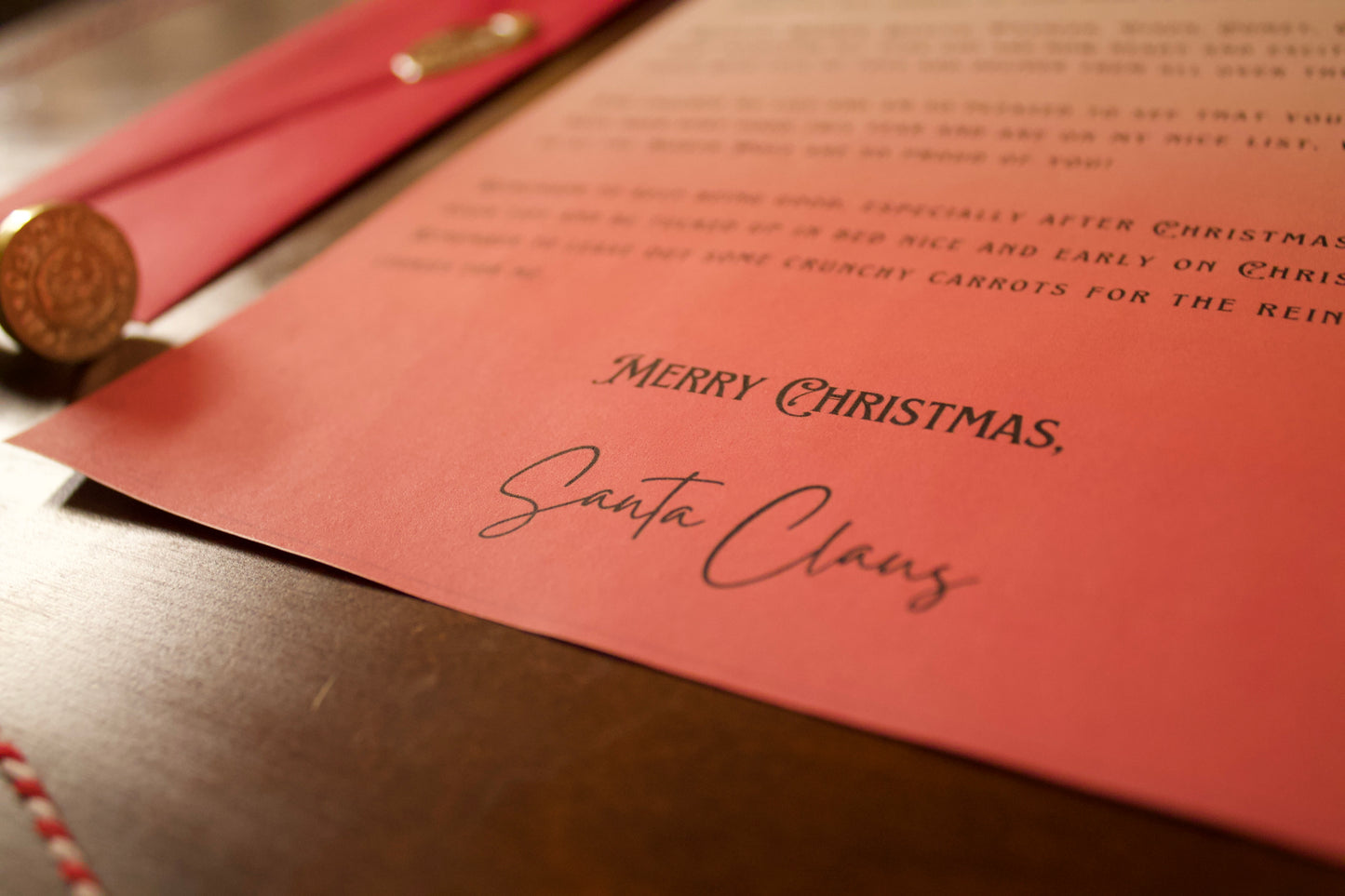 Santa Letter Set (Sent by Mail Option)