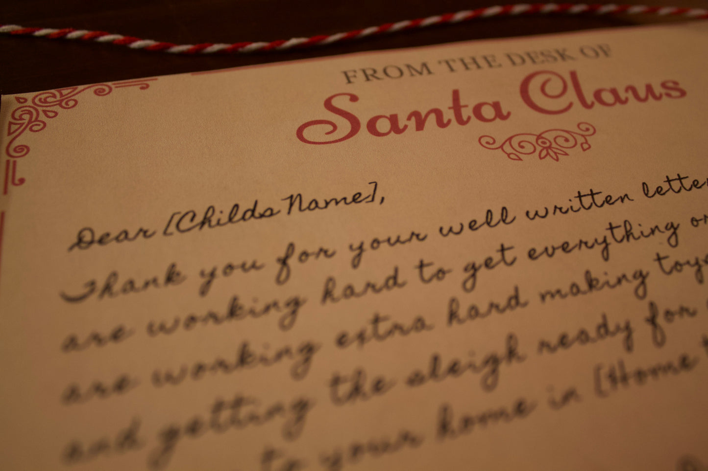 Santa Letter Set (Sent by Mail Option)