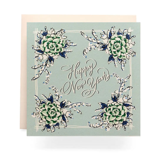 Handkerchief Happy New Year Greeting Card
